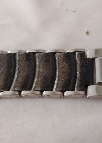 Avrupa siyah beyaz çelik saat kordonu 350 TL - Görsel 9