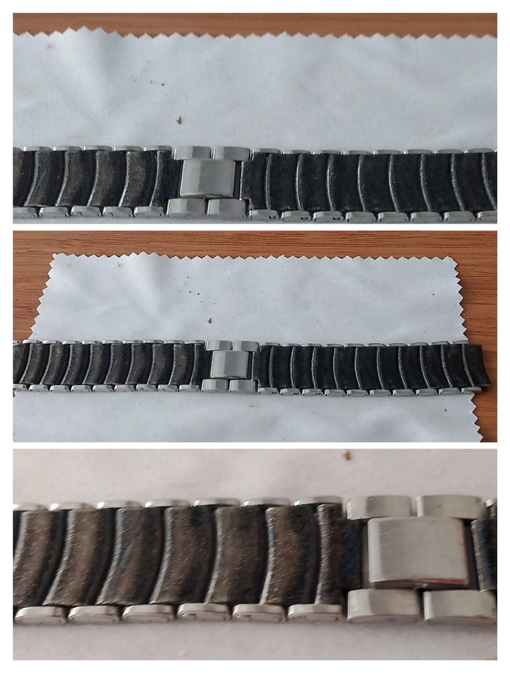 Avrupa siyah beyaz çelik saat kordonu 350 TL - Görsel 2