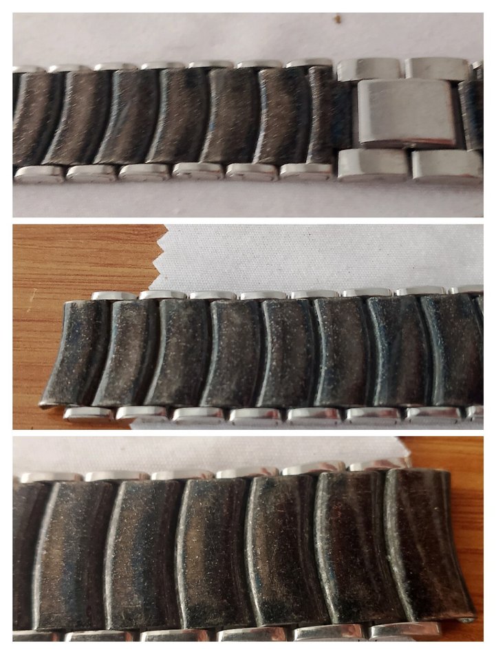 Avrupa siyah beyaz çelik saat kordonu 350 TL - Görsel 3