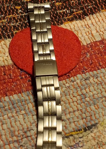 Erkek Vintage Titanyum Saat Kayışı - Görsel 2