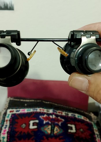 Dönem ürünü koleksiyonluk gözlük dürbün - Görsel 15