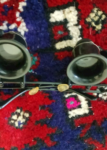 Dönem ürünü koleksiyonluk gözlük dürbün - Görsel 9