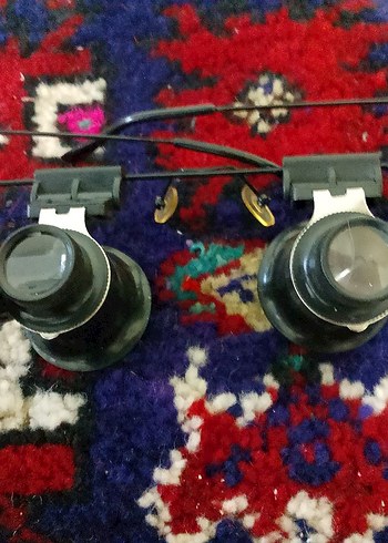 Dönem ürünü koleksiyonluk gözlük dürbün - Görsel 7