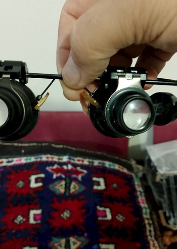 Dönem ürünü koleksiyonluk gözlük dürbün - Görsel 3