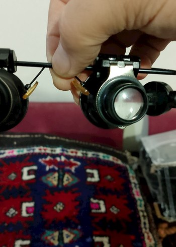 Dönem ürünü koleksiyonluk gözlük dürbün - Görsel 13