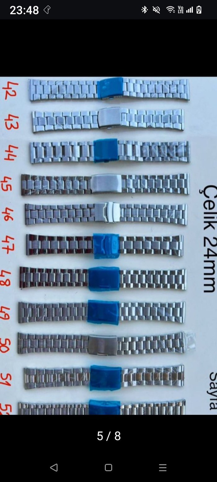 Çok Renkli Erkek Saat Kordonu - Görsel 4
