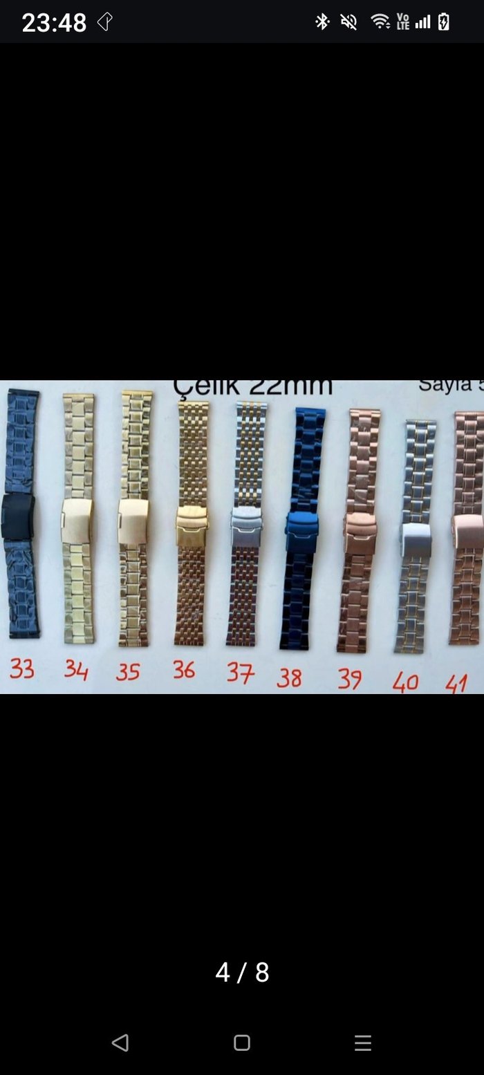 Çok Renkli Erkek Saat Kordonu - Görsel 5