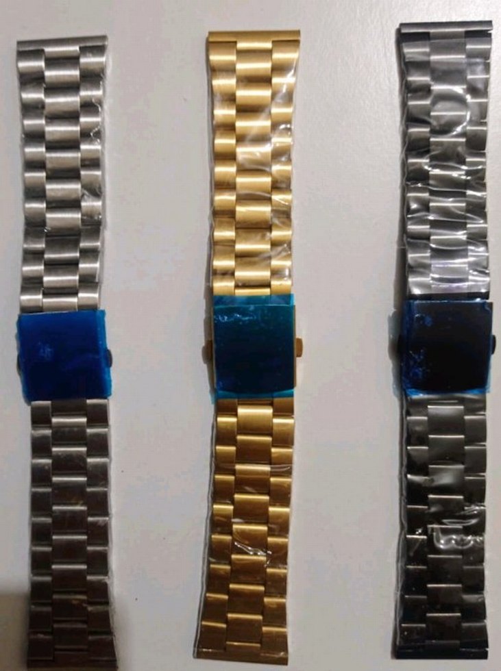 Ithal 0 Çelik 26 mm. Çelik saat kordonlarımız - Görsel 5