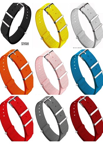 Yeni sıfır NATO kayışlar  18 20 22  mm - Görsel 2