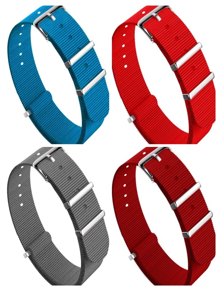 Yeni sıfır NATO kayışlar  18 20 22  mm - Görsel 4