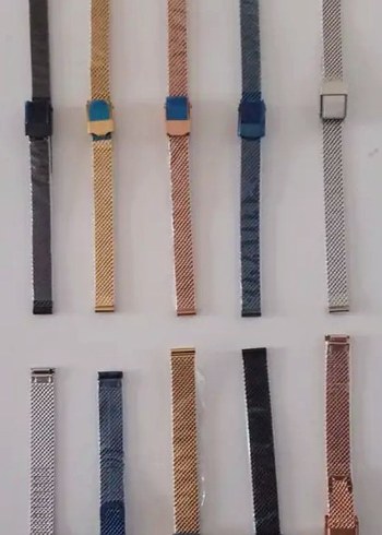 Hasır Çelik bayan saat kordonları 8 ile 24 mm. arası - Görsel 4