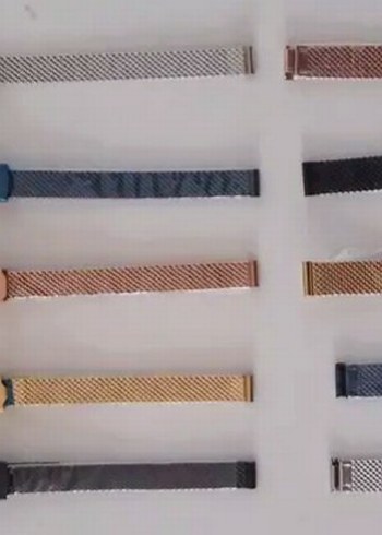 Hasır Çelik bayan saat kordonları 8 ile 24 mm. arası - Görsel 3