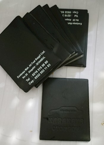  Beden Yeni Sıfır ürün promosyon malzemesi ruhsat kabı