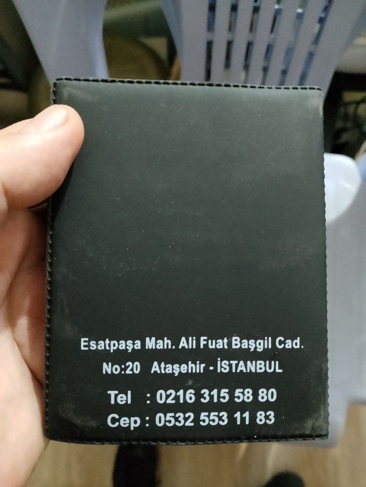 Yeni Sıfır ürün promosyon malzemesi ruhsat kabı - Görsel 2