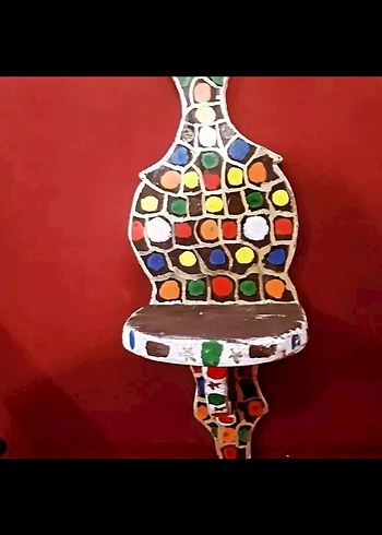 Tasarımcı Tamamen el işi el emeği göz nuru gaz lambası kaide kavukluk