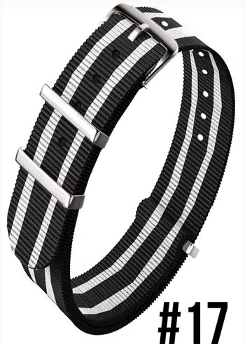 Yeni sıfır çift iki renkli NATO kayışlar kordonlar - Görsel 10