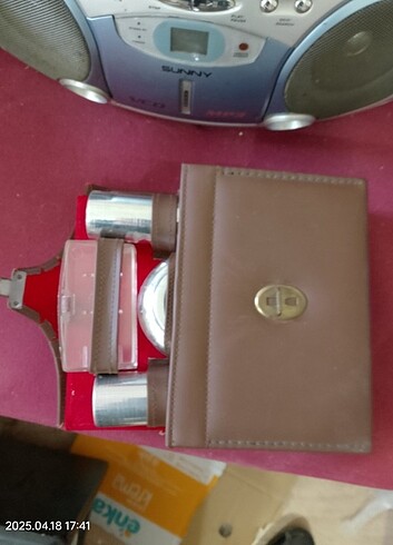 Eski dönem dönem ürünü koleksiyonluk Antika Seyahat Tıraş Takımı - Görsel 7