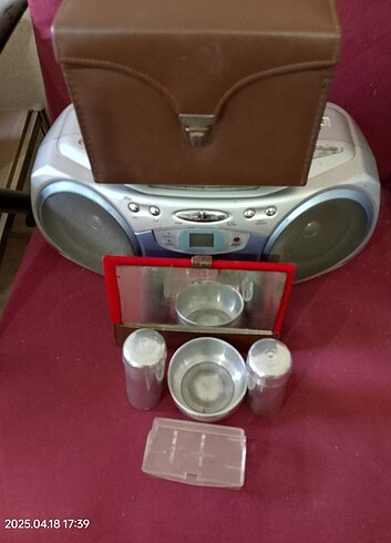 Eski dönem dönem ürünü koleksiyonluk Antika Seyahat Tıraş Takımı - Görsel 9