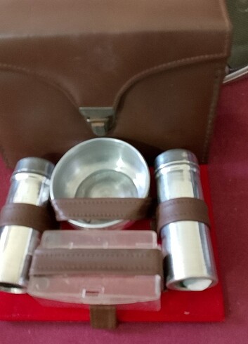 Eski dönem dönem ürünü koleksiyonluk Antika Seyahat Tıraş Takımı - Görsel 11