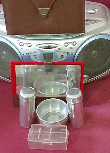 Eski dönem dönem ürünü koleksiyonluk Antika Seyahat Tıraş Takımı - Görsel 19