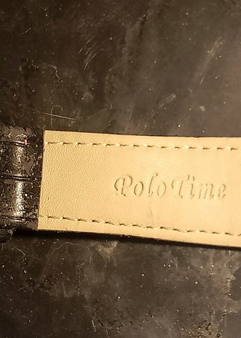 Pola Time markalı Damlalı mühürlü tek taraflı deri kordon - Görsel 7