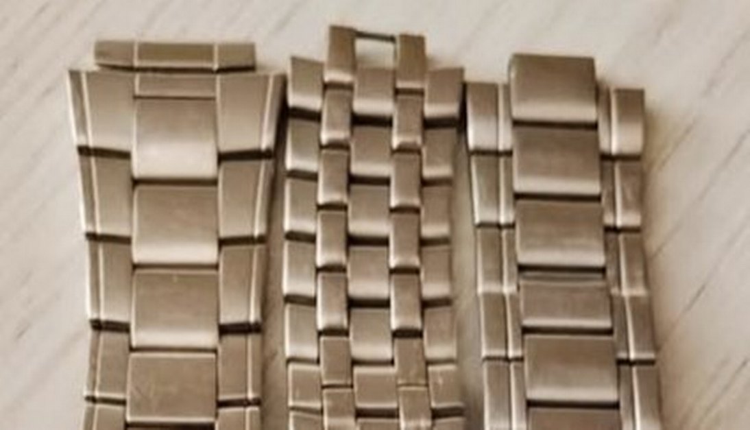 Vintage Gri Metal Casio Saat Kordonu - Görsel 4