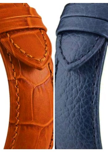 Erkek Deri Saat Kayışları - Çok Renkli - Görsel 11