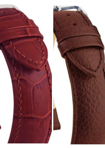 Erkek Deri Saat Kayışları - Çok Renkli - Görsel 8