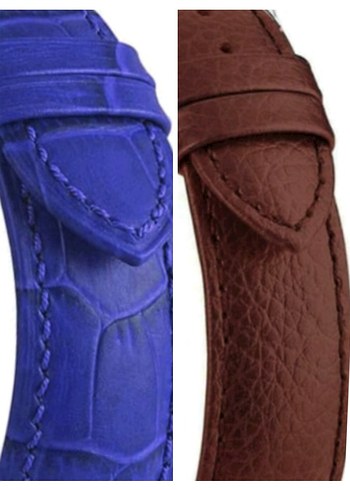 Erkek Deri Saat Kayışları - Çok Renkli - Görsel 12