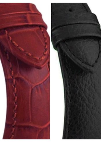 Erkek Deri Saat Kayışları - Çok Renkli - Görsel 6