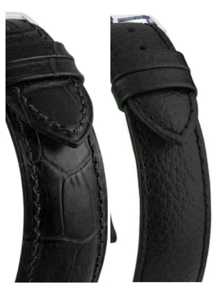 Erkek Deri Saat Kayışları - Çok Renkli - Görsel 5