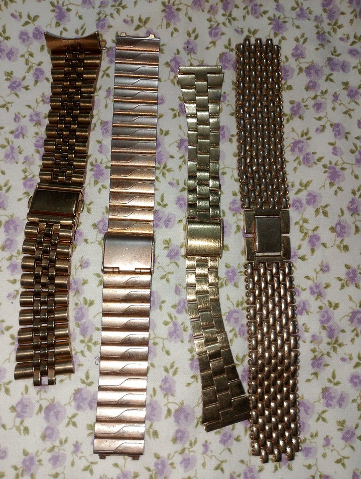 Erkek Vintage Altın Saat Kordonlarıdönem koleksiyonluk - Görsel 4