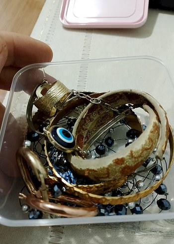 Kutusu ile beraber komple takı lotu 200 TL - Görsel 10