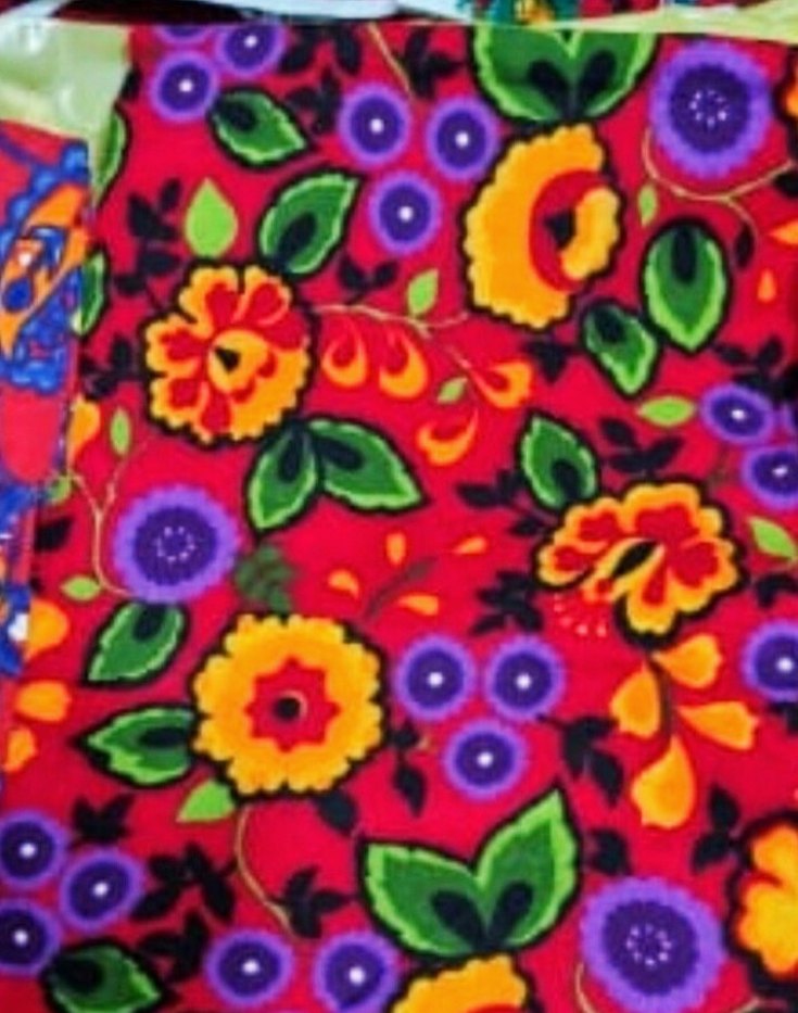 Eskiden kalma sandık malı perdesi pijama gecelik masa örtüsü - Görsel 4