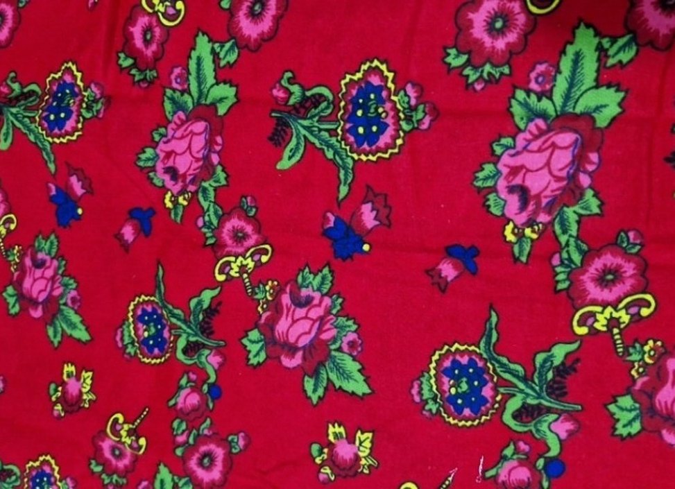 Eskiden kalma sandık malı perdesi pijama gecelik masa örtüsü - Görsel 3