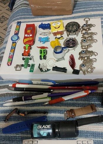 30 üründen fazla karışık oyuncak kutu lotu 400 TL - Görsel 5