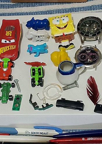 30 üründen fazla karışık oyuncak kutu lotu 400 TL - Görsel 3