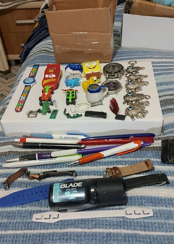 30 üründen fazla karışık oyuncak kutu lotu 400 TL - Görsel 7