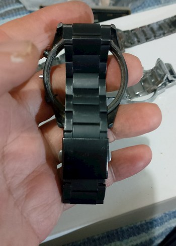 Dönem ürünü koleksiyonluk büyük kasa Avrupa Çelik saat Kordon - Görsel 3