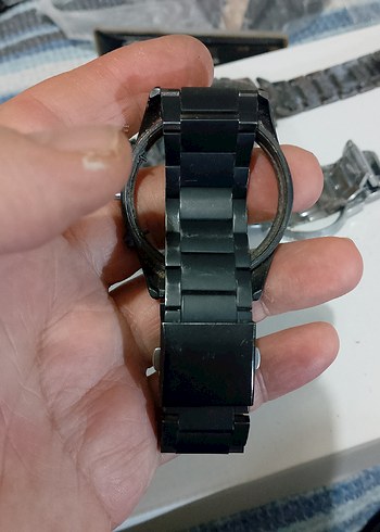 Dönem ürünü koleksiyonluk büyük kasa Avrupa Çelik saat Kordon - Görsel 8