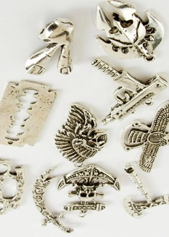 Metal kolye uçları 4 adet 100 TL - Görsel 3