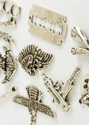 Metal kolye uçları 4 adet 100 TL - Görsel 5