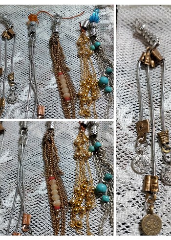 Kişiye özel tasarım renkli zincirli İmame püskülleri - Görsel 4