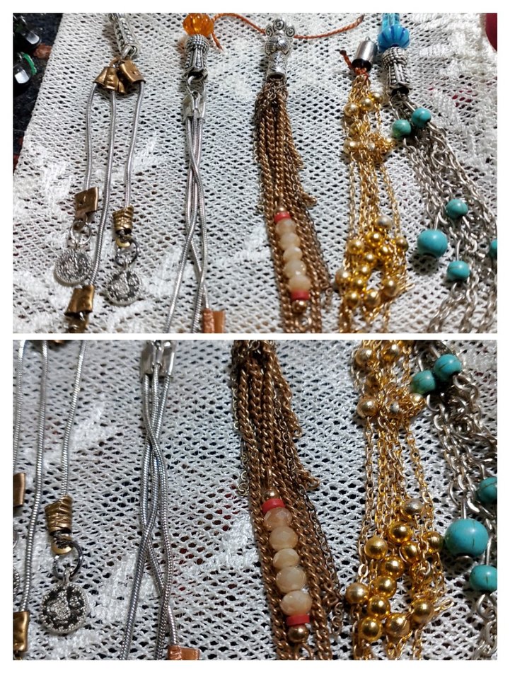 Kişiye özel tasarım renkli zincirli İmame püskülleri - Görsel 5