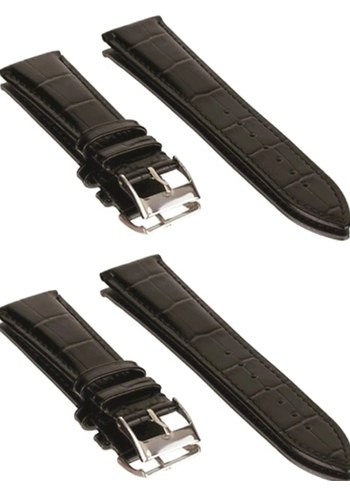 Kahverengi ve siyah hakiki deri orient ve diğer saatlere uyumlu - Görsel 5