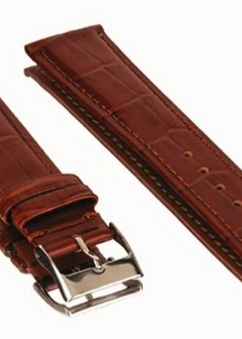 Kahverengi ve siyah hakiki deri orient ve diğer saatlere uyumlu - Görsel 2