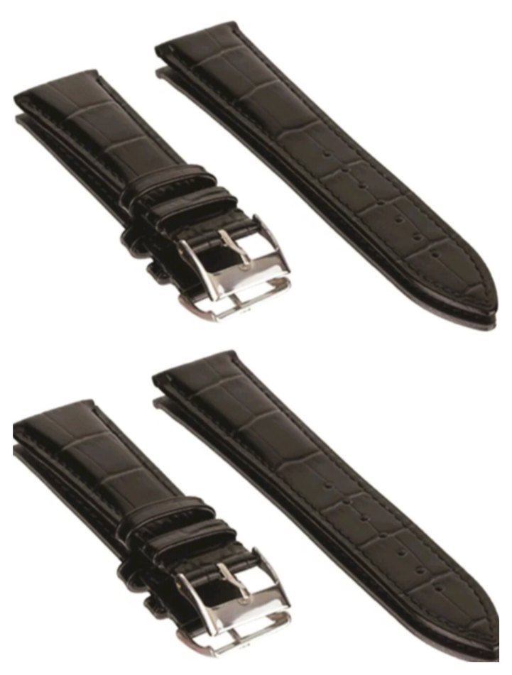 Kahverengi ve siyah hakiki deri orient ve diğer saatlere uyumlu - Görsel 5