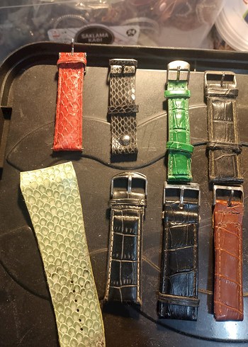 Erkek Vintage Deri Saat Kayışı - Görsel 14