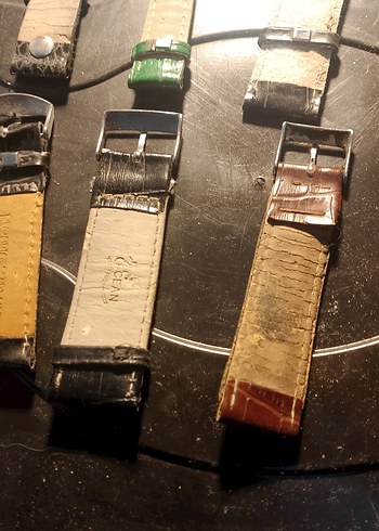 Erkek Vintage Deri Saat Kayışı - Görsel 12