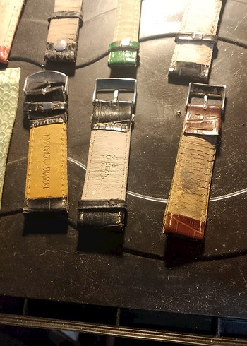 Erkek Vintage Deri Saat Kayışı - Görsel 13